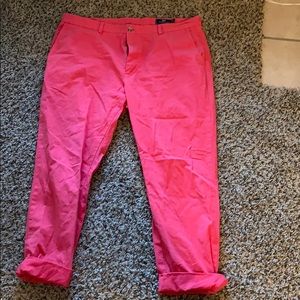 Men’s vineyard vines slim fit breaker pant in pink